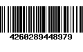 Código de Barras 4260289448979