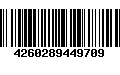 Código de Barras 4260289449709