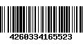 Código de Barras 4260334165523