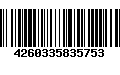 Código de Barras 4260335835753