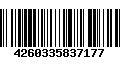 Código de Barras 4260335837177