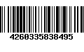 Código de Barras 4260335838495