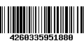 Código de Barras 4260335951880