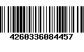 Código de Barras 4260336084457