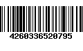 Código de Barras 4260336520795