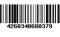 Código de Barras 4260340680379