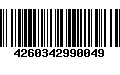 Código de Barras 4260342990049