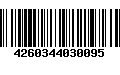 Código de Barras 4260344030095