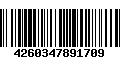 Código de Barras 4260347891709