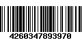 Código de Barras 4260347893970