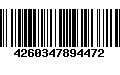 Código de Barras 4260347894472