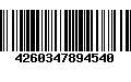 Código de Barras 4260347894540