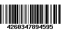 Código de Barras 4260347894595