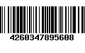 Código de Barras 4260347895608