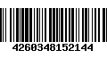 Código de Barras 4260348152144