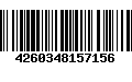 Código de Barras 4260348157156