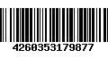 Código de Barras 4260353179877