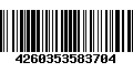 Código de Barras 4260353583704