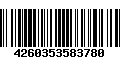 Código de Barras 4260353583780