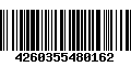 Código de Barras 4260355480162