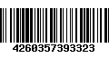 Código de Barras 4260357393323