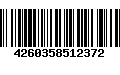 Código de Barras 4260358512372