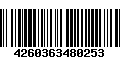 Código de Barras 4260363480253