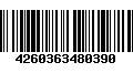 Código de Barras 4260363480390