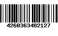 Código de Barras 4260363482127