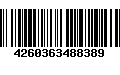 Código de Barras 4260363488389