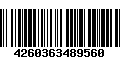 Código de Barras 4260363489560