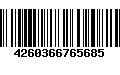 Código de Barras 4260366765685