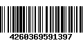 Código de Barras 4260369591397