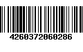 Código de Barras 4260372060286