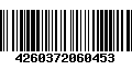 Código de Barras 4260372060453