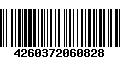 Código de Barras 4260372060828