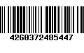 Código de Barras 4260372485447