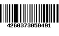 Código de Barras 4260373050491