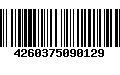 Código de Barras 4260375090129