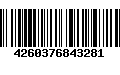 Código de Barras 4260376843281