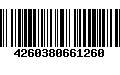 Código de Barras 4260380661260