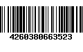 Código de Barras 4260380663523