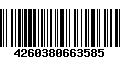 Código de Barras 4260380663585