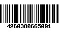 Código de Barras 4260380665091