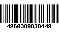 Código de Barras 4260389030449