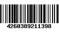 Código de Barras 4260389211398