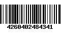 Código de Barras 4260402484341