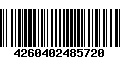 Código de Barras 4260402485720