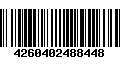 Código de Barras 4260402488448