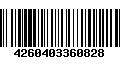 Código de Barras 4260403360828